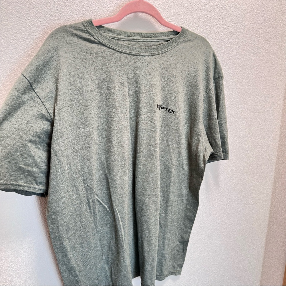 4/$20 Kryptek Men’s XL Green T-Shirt American Flag Hunting Outdoor Tee 0026 - Picture 2 of 7